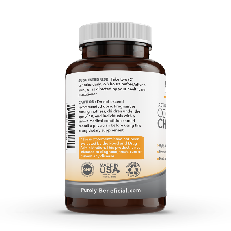 thumbnail interactive-video image 1 of Pslalae Activated Charcoal 1200mg Capsules | Organic Coconut | Cleanse & Detox Digestive Support 1 of 3