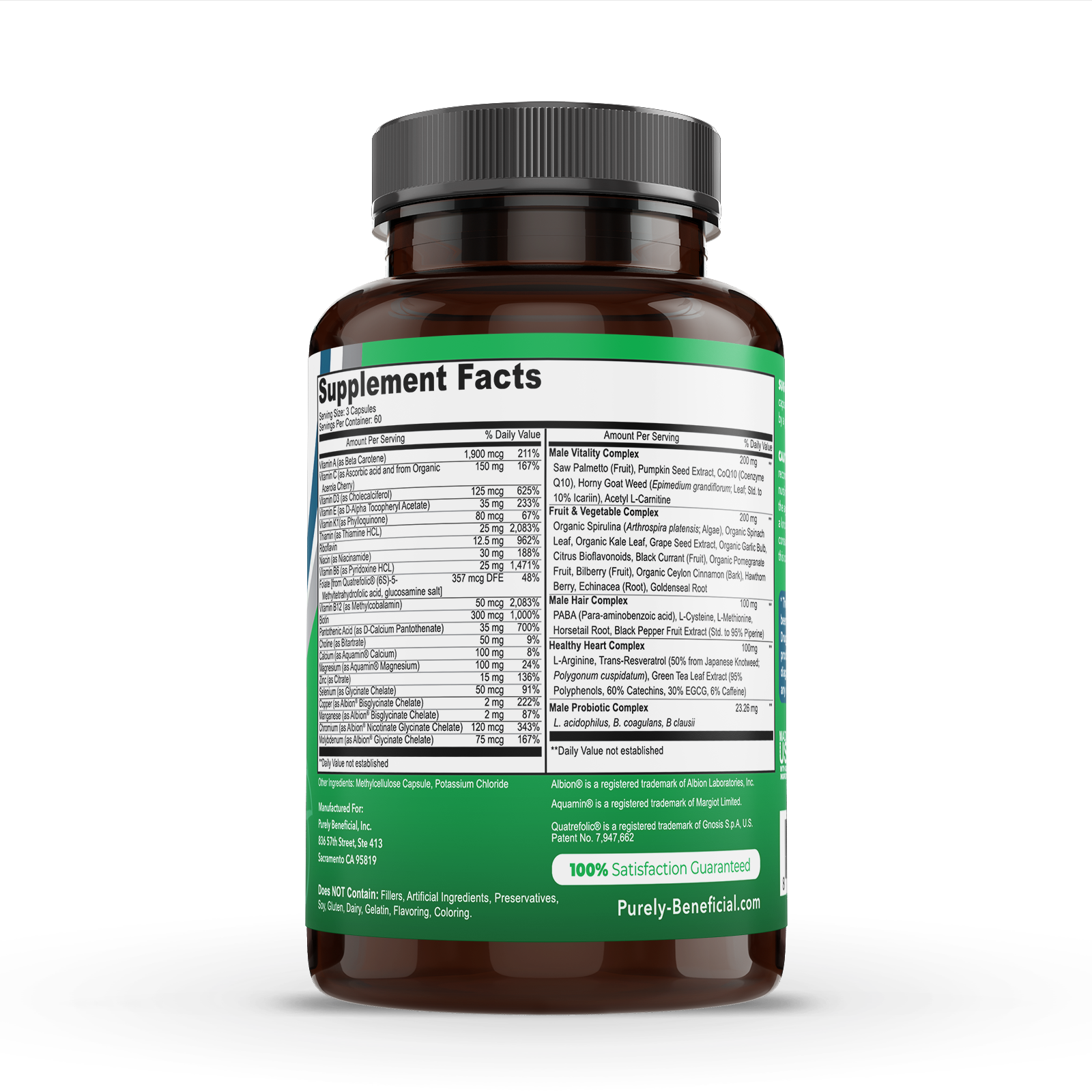 Men's Whole Food Multi Vitamins Purely Beneficial, Inc. Men's Whole Food Multi Vitamins Purely Beneficial, Inc.